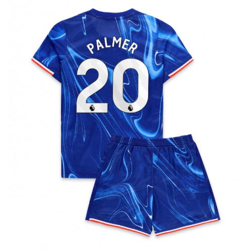 Dětský fotbalový dres Chelsea Cole Palmer #20 2024-25 Domácí Krátký Rukáv (+ trenýrky)